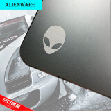 戴尔（DELL） Alienware外星人游戏金属鼠标垫 铝合金树脂鼠标垫 大小号桌垫 定制三代灰色全铝金属面35cm*28cm