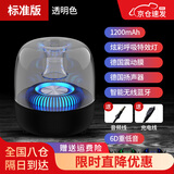 wortley德国柏林电竞之声hifi蓝牙音箱家用通用电脑笔记本迷你小音响重低音手机琉璃发光桌面音响收 白色旗舰版【6D环绕重低音】