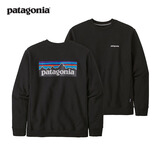 巴塔哥尼亚（Patagonia）男女士情侣款Logo混纺棉加绒加厚套头卫衣P-6UprisalCrew 39657 BLK M