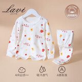 Lavi【200g重磅】儿童卡通秋衣裤2件套秋季新品家居服套装秋季男童女1 平安喜乐 120【尺码偏小，建议拍大一码】