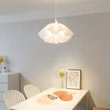 大观园（DGY）奶油风卧室灯创意餐厅吊灯后现代花瓣花朵书房儿童灯中山灯具389O 9735-吊灯35cm-三色变光