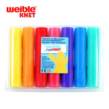 豚小蒙温感彩泥橡皮泥不干安全无毒儿童手工黏土玩具生日新年礼物 7色280g马卡龙彩泥