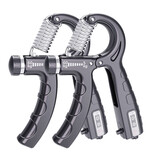 HUWAIREN计数握力器男士专业练手力可调节学生儿童握力训练器 （不包橡胶）黑色握力器2个