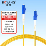 博扬（BOYANG）BY-1005S 电信级光纤跳线尾纤 10米LC-LC 单模单芯（9/125 2.0）机房专用光纤线