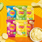 乐事（Lay's）薯片混合口味75g*6包450g 休闲零食 百事食品