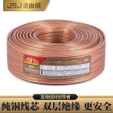 JSJ 金山角 音响线 音箱线  无氧铜环绕 喇叭线 功放 低音炮香蕉线 音频散线 （1米价格，需要几米，拍几件） 1米