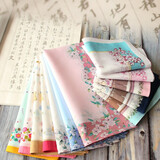 皇商纯棉全棉手帕 手绢 男士手帕 绅士男士全棉手帕手绢瑕疵手帕微瑕 女微瑕随机发5条