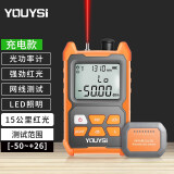 YOUYSI 迷你光功率红光一体机光衰测试仪红光笔光功率计 【15公里】充电款一体机（-50+26）带网线测试