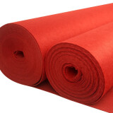 迪茵（DIYIN）红地毯一次性婚庆结婚脚垫展会红毯 约2.5mm厚1.2米宽10米长定制