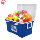 爱丽思（IRIS）CL-45 户外野餐旅行冷藏箱冷暖两用保温箱蓝色 约45升送10个冰袋