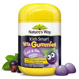 佳思敏Natures Way儿童维生素C加锌软糖儿童软糖3岁以上澳洲进口 黑接骨木软糖60粒