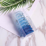 言象盒装电话线头绳发圈女渐变色小清新透明电话圈皮筋发绳扎头发圈 渐变蓝 电话线