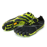 Vibram公路跑步五指鞋男 户外晨跑健身运动鞋透气耐磨跑步鞋 V-RUN 黑/黄色 41