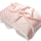 桑宋重磅真丝枕巾丝绸枕头巾100%桑蚕丝美容护肤透气抗菌单人6根绑带