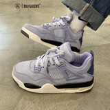 布柜者（BUGUIZHE）aj气垫运动鞋男国潮ins情侣滑板鞋男女学院风香芋紫篮球鞋 香芋色 43 偏小建议拍大一码