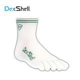 DexShell戴适五趾袜专业跑步袜男速干运动袜越野跑夏季马拉松袜DTS6615 白色均码