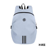 星空骑士双肩包摩托车背包大容量头盔包骑士背包机车包摩旅双肩包可装全盔 SKB-335冰湖蓝（可装全盔） 均码