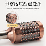 艾骨堂纯铜艾灸棒艾灸盒温灸棒艾灸器大号艾条器家用铜棒双头连体艾灸棒 单独1个纯铜艾灸棒