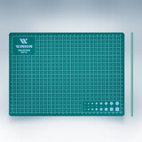 莹恋（WINION）乒乓球拍胶皮切割美工刀垫板 乒乓球底板粘拍工具套装 粘拍胶皮切割垫板_绿色  WINION严选