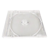 铼德（RITEK） cd盒 dvd盒  光盘袋 光盘收纳盒  碟片盒 圆盒 盘贴 半圆贝壳盒方盒 透明厚盒10个 可装封面封底