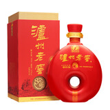 泸州老窖 八年窖头曲 酒庄红八1号 浓香型白酒 52度500ml 单瓶装