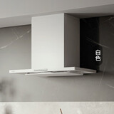 富士帝日本原装进口  油烟分离顶吸欧式吸油烟机 家用白色日系抽油烟机防油涂层易清洁CXW-230-CL260E 白色 W