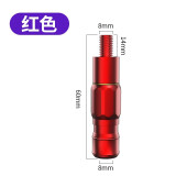 铂盛抄网防转头快速转接头抄网杆防转连接器竿通用8mm螺丝钓鱼小配件 新款玫瑰红