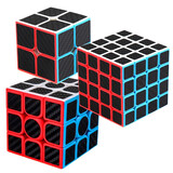 魔域文化 碳纤维魔方玩具 2345阶顺滑速拧比赛专用 二三四五阶金字塔组合 碳纤维二+三+四阶魔方