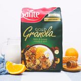 三特（sante）欧洲进口麦片350G*2包多口味营养早餐混合燕麦片即食煮粥水果麦片 300克蜂蜜多坚果燕麦片*2包