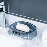 家の物语（KATEI STORY）韩国进口透明加厚ABS 肥皂盒香皂盒浅蓝