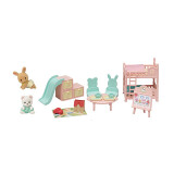 森贝儿家族玩具儿童礼物女孩过家家公主娃娃玩具宝宝活动室SYFC5397（新旧款随机）