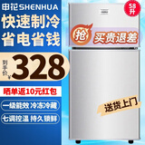 申花（SHENHUA）小冰箱小型家用宿舍办公室节能尾货机迷你冷藏冷冻电冰箱 【性价比优选】-58A118银（一级能效）-申花