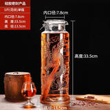 恩义 泡酒玻璃瓶加厚家用泡酒酒瓶带龙头创意酒坛子密封泡酒罐