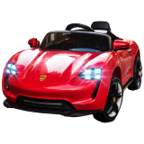 米蚁（MiYi）儿童电动车可坐人四轮遥控汽车摇摆小孩宝宝玩具童车 高配红+蓝牙音乐+摇摆