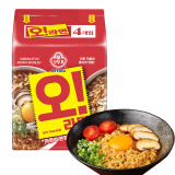 不倒翁嗨拉面 500g（125g*4）韩国进口方便面 夜宵速食面袋装