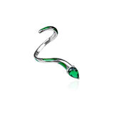 悦青壹品蛇指尖上的灵动宠物 斯莱特林绿灵蛇关节戒指女ins指环 A款戒指