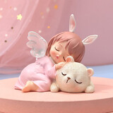 暖橙耀耀安妮宝贝小夜灯创意摆件生日礼物送男女孩闺蜜高级感情人节小礼品 守护粉色