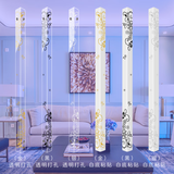 宸听吉祥花护角条护墙角保护条阳角线墙护角贴亚克力包边防撞装饰客厅 白底粘贴款 (金色) 1.17米