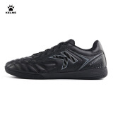 KELME/卡尔美足球鞋男室内足球鞋平底运动鞋青少年比赛训练鞋 6891146 黑色 43