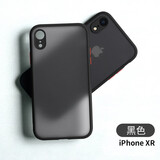 今舞 适用苹果x手机壳iphonexsmax硅胶软边防摔xr外壳全包半透明超薄磨砂男女款潮牌网红硬壳 XR 黑色