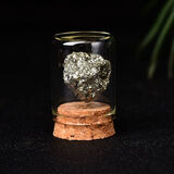唯誠天然水晶原石铋矿蓝碧玺七彩矿摆件孩子科普教学标本矿物晶体盒 黄铁矿标本盒一个(小号)