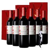 天帕（TENTA）智利中央山谷原瓶进口天帕赤霞珠干红葡萄酒品种级红酒 750ml*6瓶