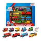 托马斯&朋友（Thomas&Friends）托马斯合金小火车头惯性手推挂钩链接玩耍男孩玩具 托马斯礼盒10辆装GHW12