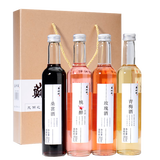 苏州桥桑葚杨梅青梅玫瑰桃醉桂花酒女士低度甜酒9度6度水果花果酒300ml 苏州桥·桑玫青桃花果酒礼盒装