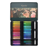 【9成新】马可（MARCO）油画棒 雷诺阿系列 专业美术重彩48色+4支 叠色涂鸦 美术绘画专用彩绘棒铁盒装360006C  