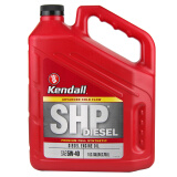 Kendall康度原装进口全合成柴机油 5W-40 CJ-4级 3.785L柴油发动机润滑油 SHP 5W-40 整箱装