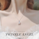 Twinkle Angel星月糖项链女s925银星星锁骨链小众轻奢时尚饰品情人节生日礼物 星月糖-月亮