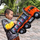 力利超大号工程车大型卡车货车翻斗车运输儿童汽车玩具车模型男孩3岁