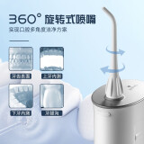 松下（Panasonic）冲牙器 洗牙器 水牙线 洁牙器全身水洗 便携式设计 EW-DJ40