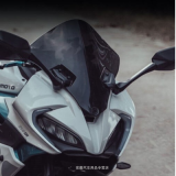 征骋适用于春风春风250sr-fun护杠保险杠MY22保护杠竞技杠前杠风挡 新款黑色风挡【19-22款】